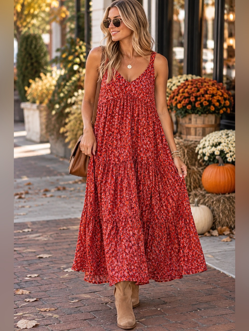 Joie Tea Rose Printed Cotton Maxi Dress NWT $248